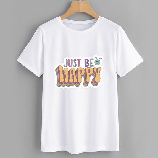 Just Be Happy Graphic T-Shirt