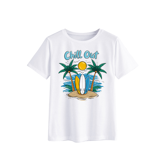 Chill Out Surfing Graphic T-shirt