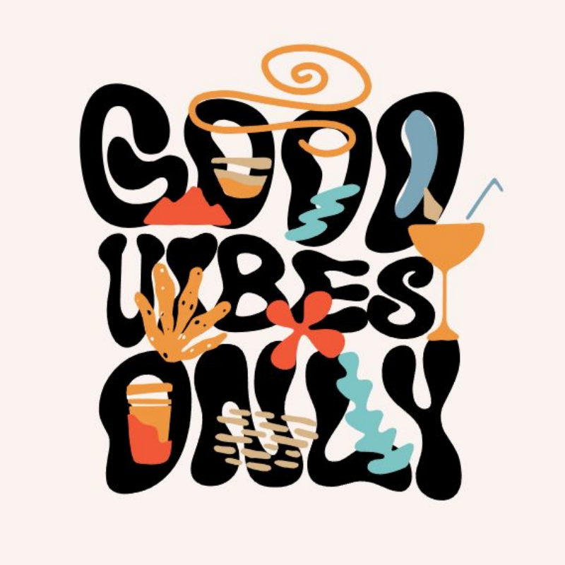 Good Vibes Only Graphic T-Shirt