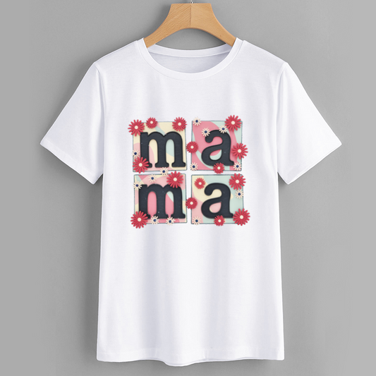Floral Mama Graphic T-Shirt
