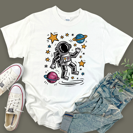 Astronaut Pattern Top