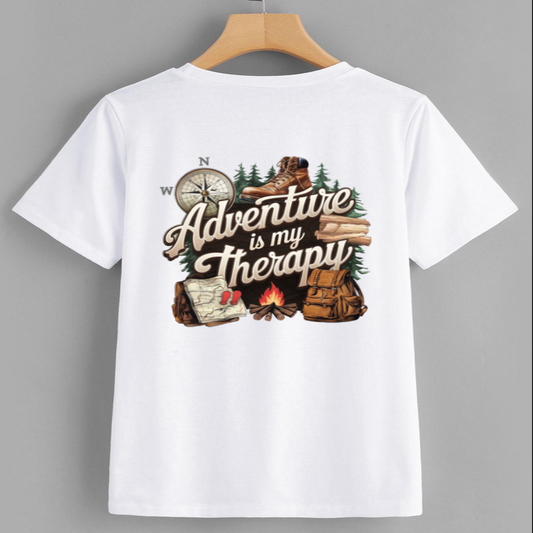 Adventure is My Therapy Graphic T-Shirt