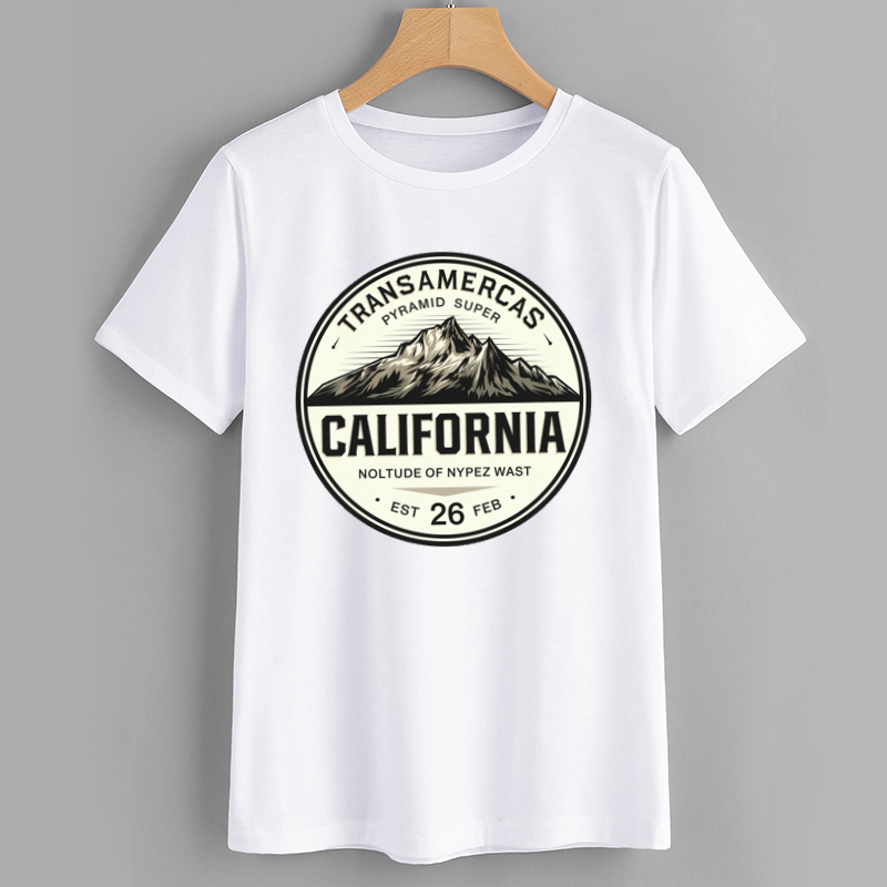 California Mountain Graphic T-Shirt