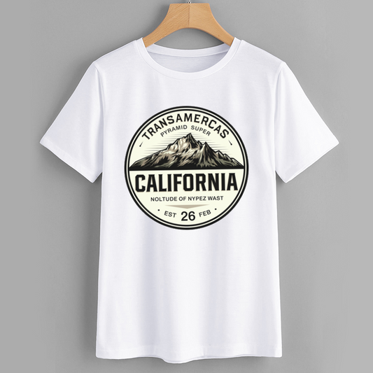 California Mountain Graphic T-Shirt