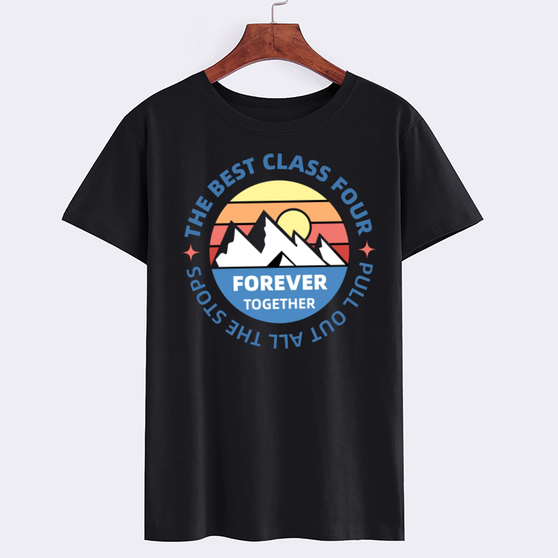 Adventure Class Reunion Graphic T-Shirt with Mountain Design