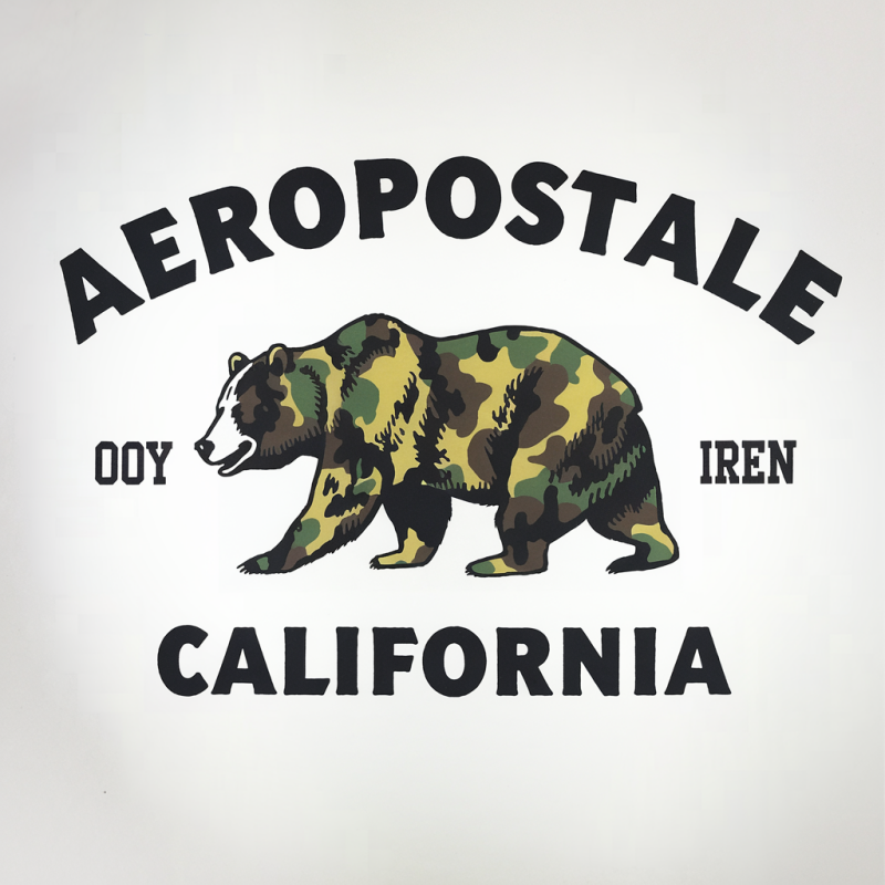 Aeropostale California Bear Graphic T-Shirt