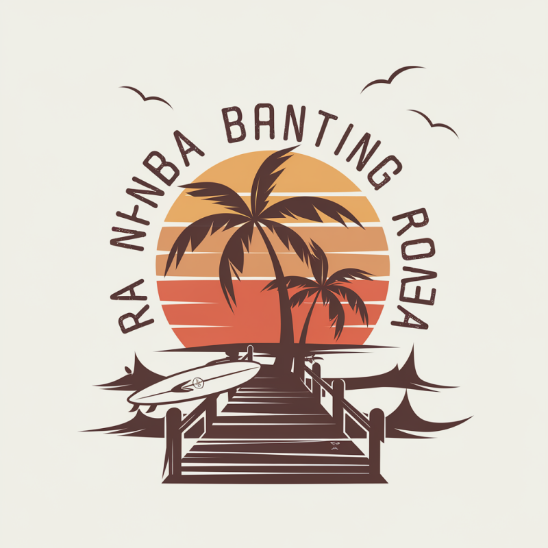 Sunset Palm Tree Graphic T-Shirt