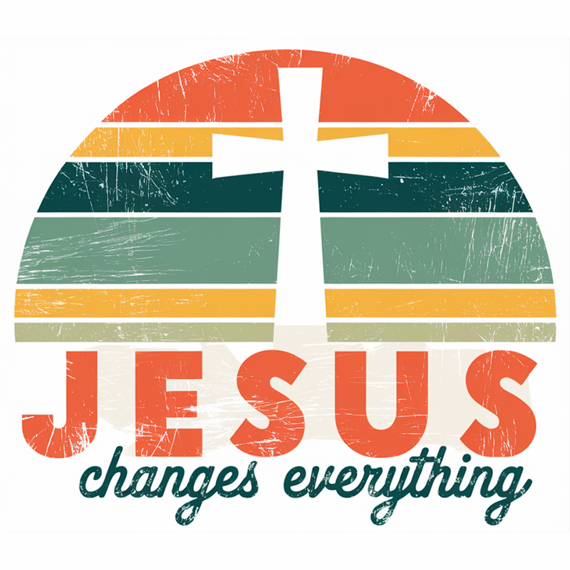 Religious Cross 'JESUS' T-shirt