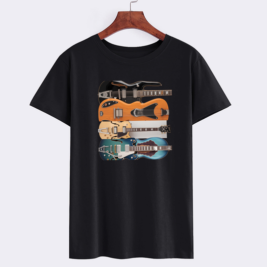 Electric Guitar Graphic T-Shirt for Music Enthusiasts
