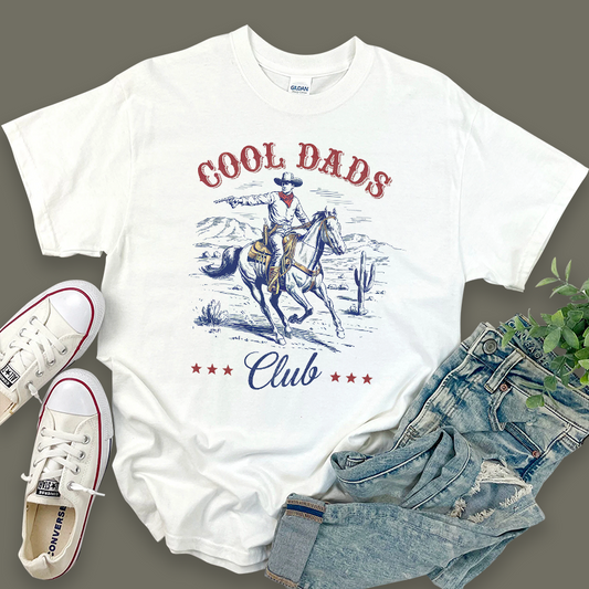 Cool Dads Club Western Cowboy T-Shirt