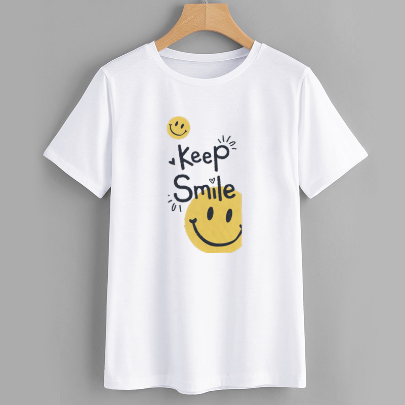 Keep Smile Graphic T-Shirt
