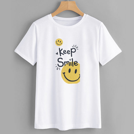 Keep Smile Graphic T-Shirt