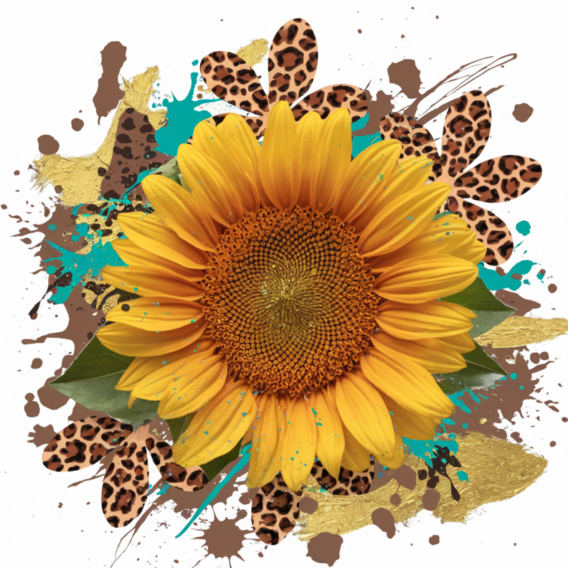 Sunflower Graphic Tee - Floral Design T-Shirt