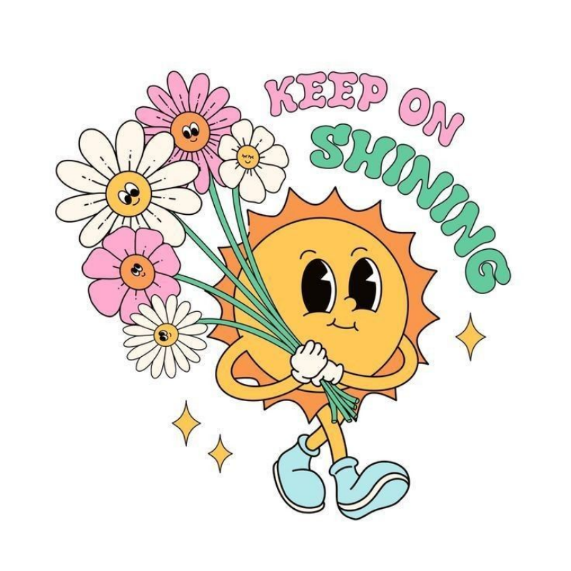 Keep On Shining Sunshine Graphic T-Shirt