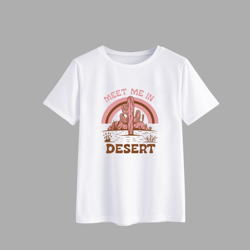 Meet Me in Desert Graphic T-Shirt