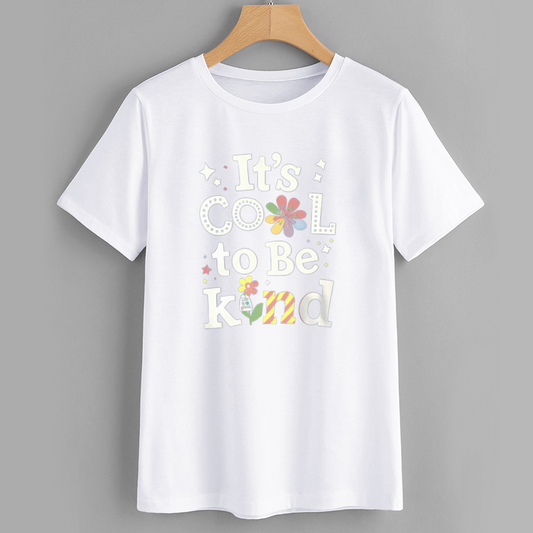 Cool to Be Kind Floral Graphic T-Shirt