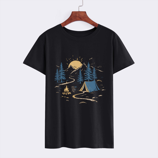 Camping Adventure Graphic T-Shirt