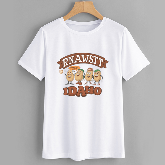 RNawstt Idaho Potato Graphic T-Shirt
