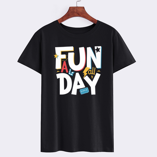 Casual Fun All Day Graphic T-Shirt