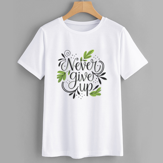 Motivational Never Give Up T-Shirt