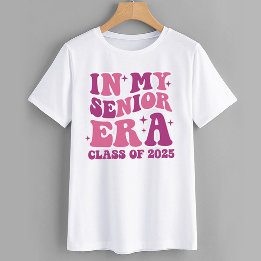 Retro Senior Era Class of 2025 Graphic T-Shirt