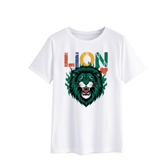 Stylish Lion Graphic T-Shirt for Men