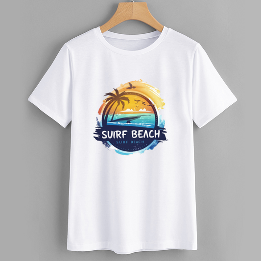 Surf Beach Graphic T-Shirt for Men