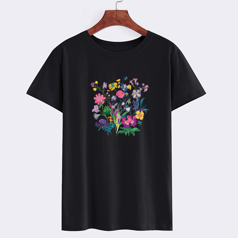 Floral Bouquet Graphic T-Shirt