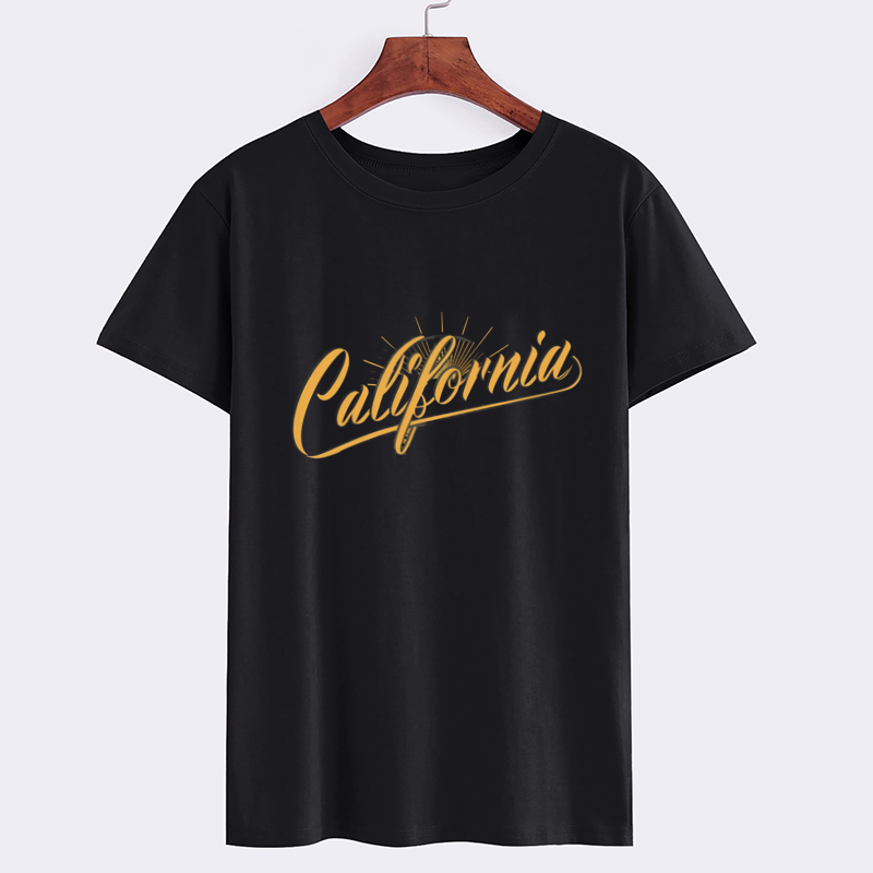 California Graphic Tee - Stylish Black T-Shirt