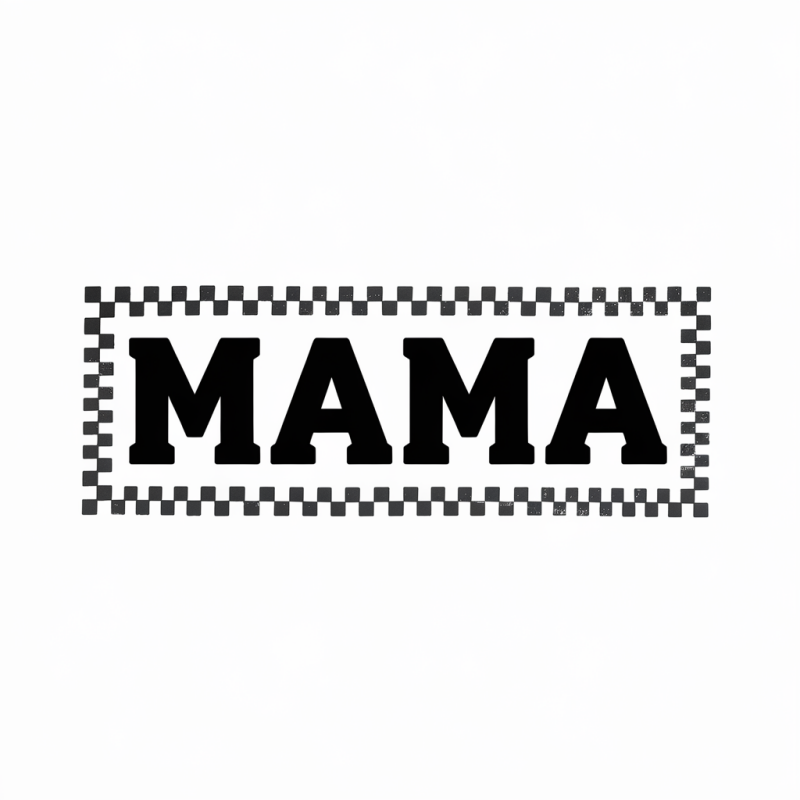 MAMA Graphic White T-Shirt for Everyday Wear