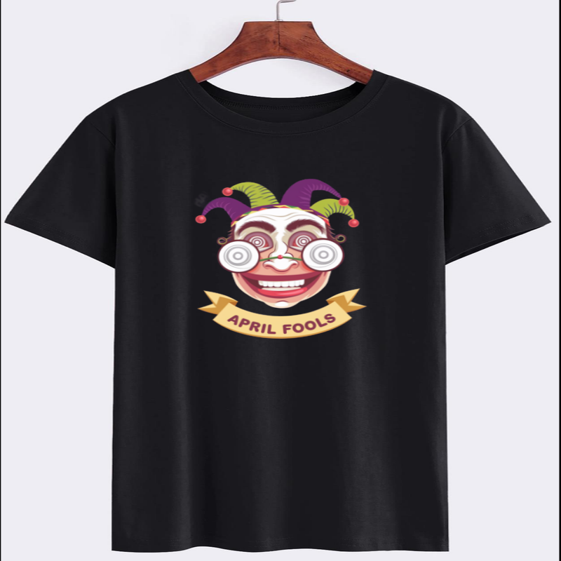 Funny Clown April Fools Graphic T-Shirt