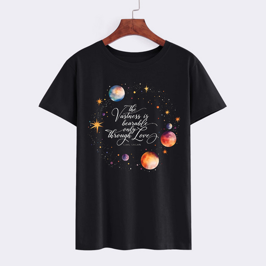 Cosmic Love Graphic Tee - Carl Sagan Quote T-Shirt