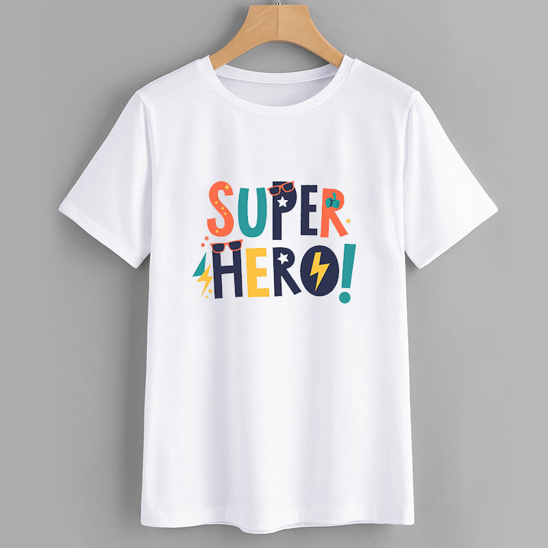 Kids' Superhero Graphic T-Shirt