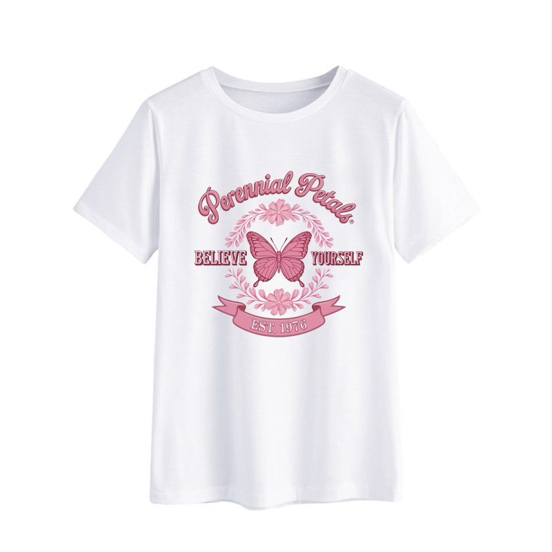 Perennial Petals Butterfly T-Shirt - Believe Yourself - Established 1976