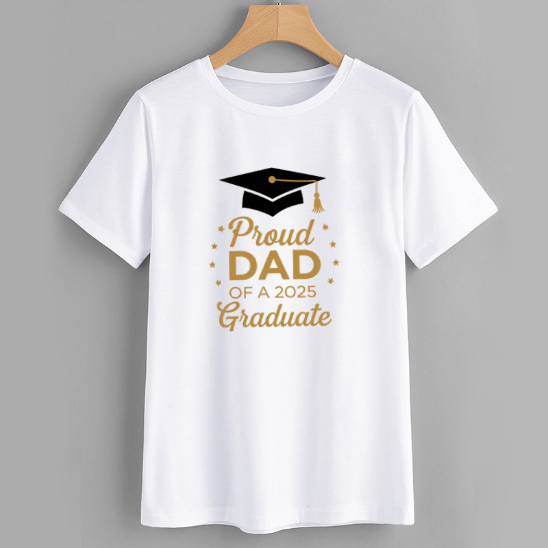 Proud Dad T-Shirt of a 2025 Graduate