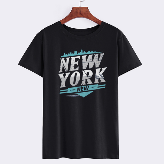 New York Graphic Tee - Urban Style Black T-Shirt