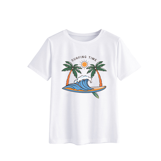 Surfing Time Graphic T-Shirt for Men
