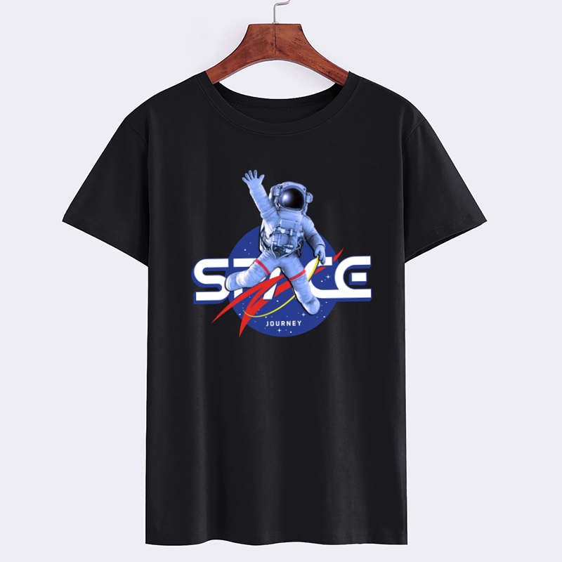 Astronaut Space Journey Graphic T-Shirt