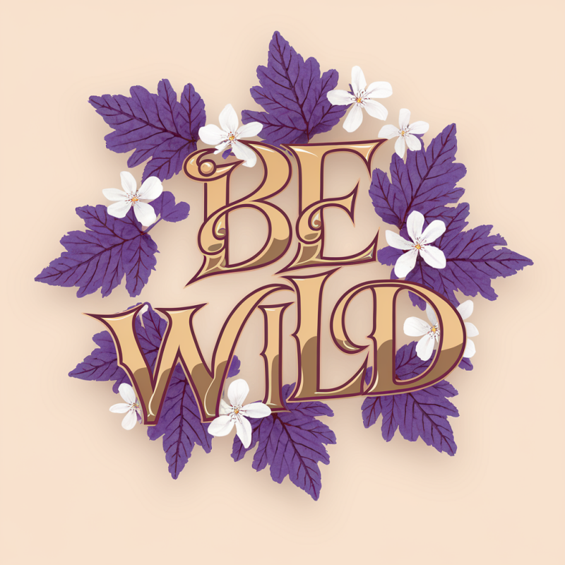 Be Wild Floral Graphic Tee - White Casual T-Shirt