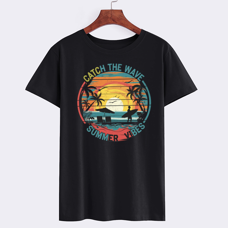 Surf Vibes Cotton Summer T-Shirt