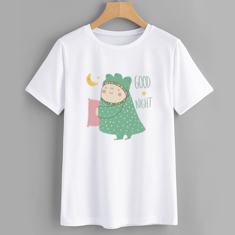Good Night Cartoon Kids T-Shirt