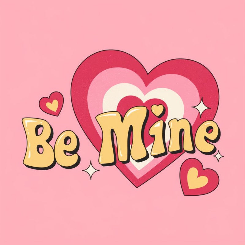 Be Mine Heart Graphic T-Shirt