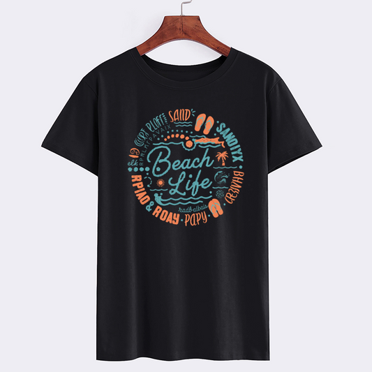 Beach Life Graphic T-Shirt for Men