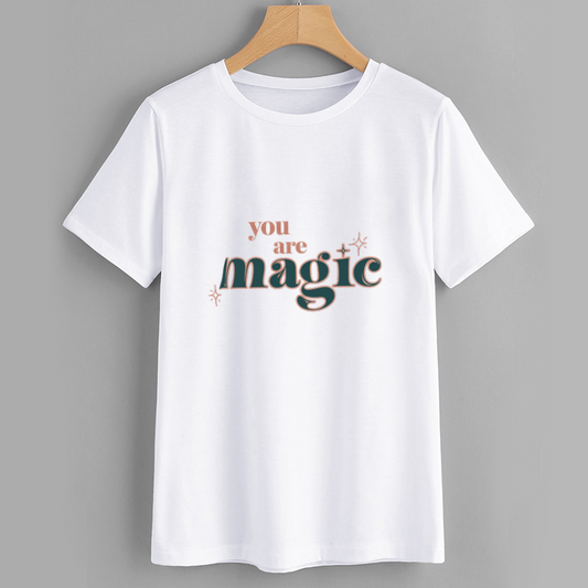 Magic Cotton Graphic T-Shirt Casual