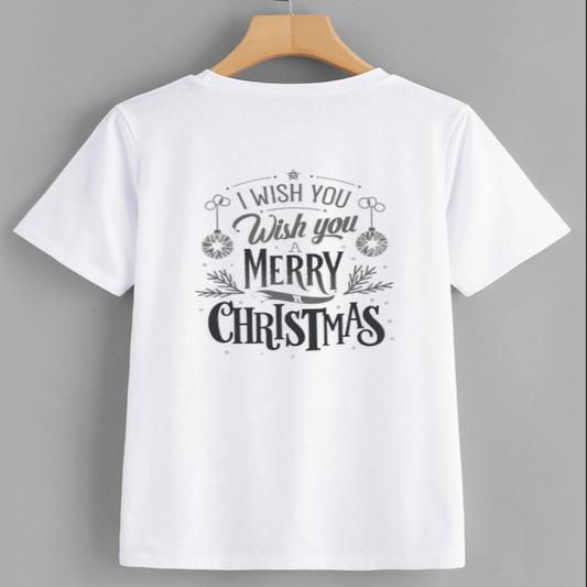 Merry Christmas Graphic Tee for Holiday Celebrations