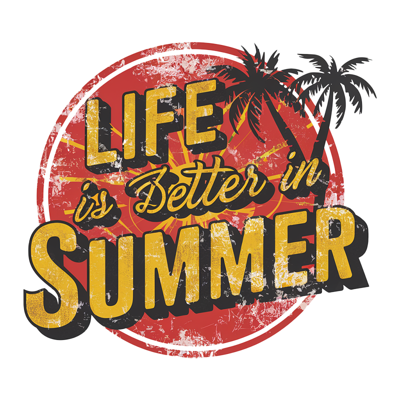 Summer Resort Style Graphic Top