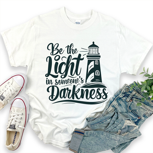 Lighthouse Pattern 'Be the Light' T-Shirt