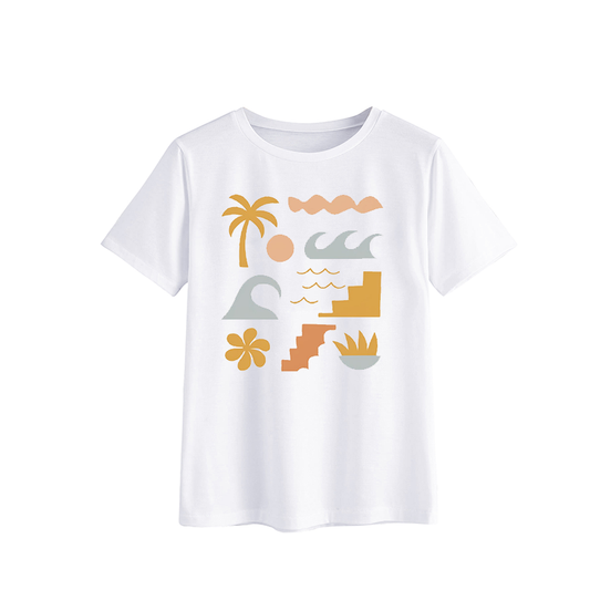 Summer Vibes Graphic T-Shirt with Fun Prints