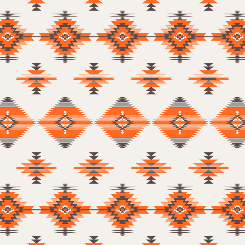 Geometric Pattern Button-Down Shirt