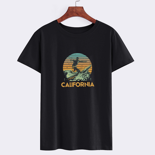 California Surfing Graphic T-Shirt